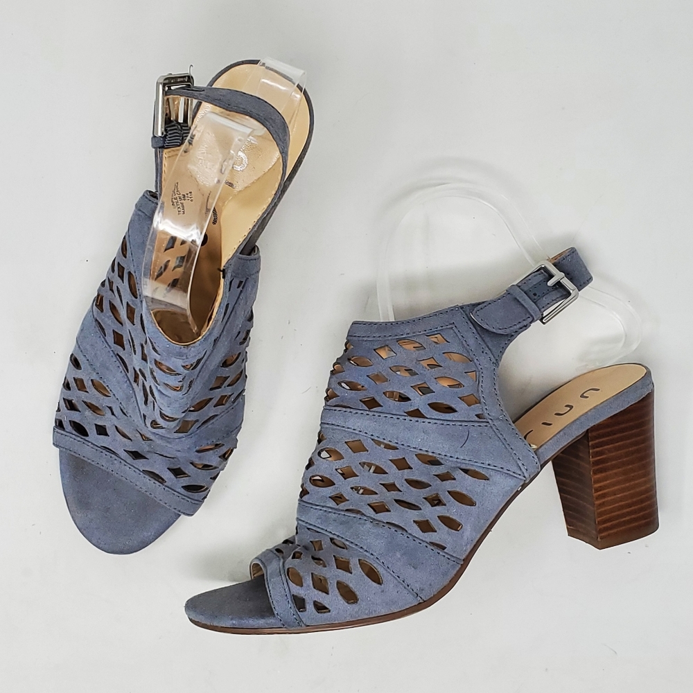 UNISA Ungaila Perforated Slingback Sandals Size 9